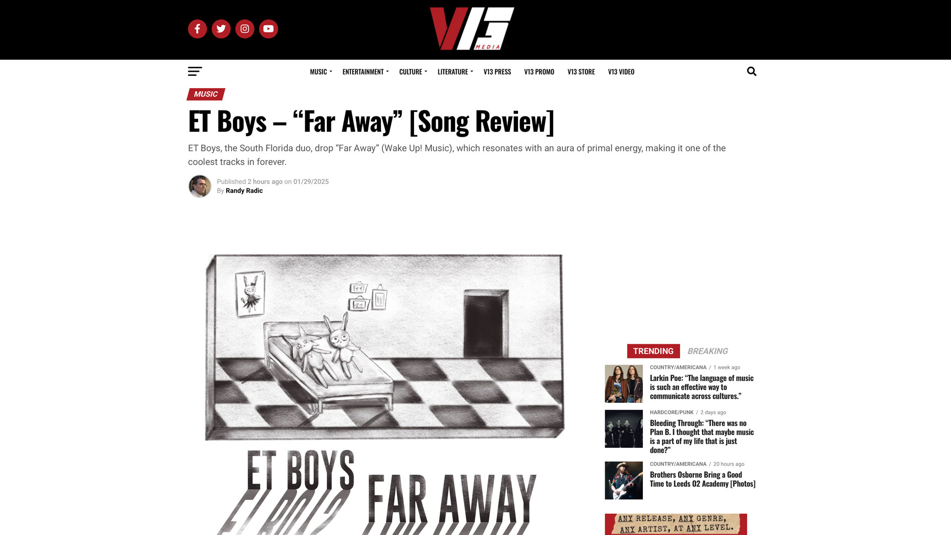 ET Boys release new single "Far Away" with a must-watch music video