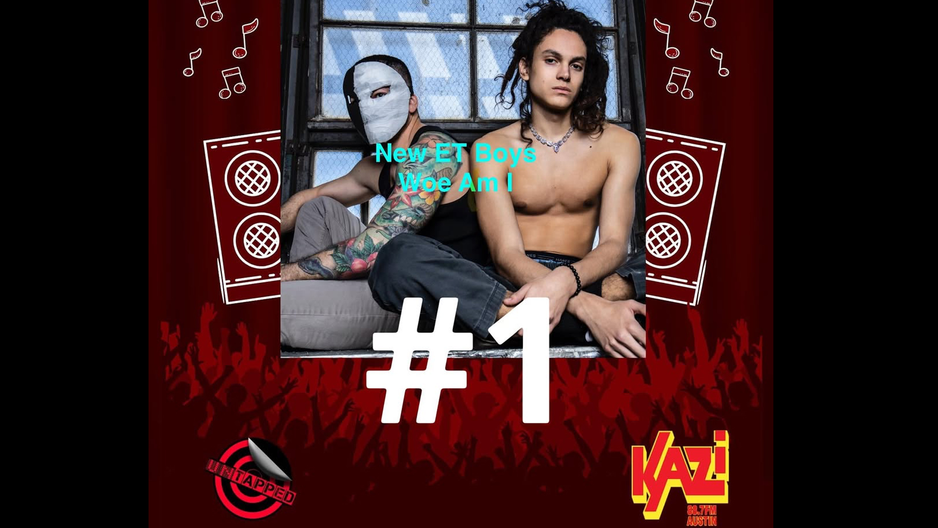 ET Boys ranked #1 on KAZI 88.7 FM Austin UnTapped Show Top 10 chart thanks to fan votes.